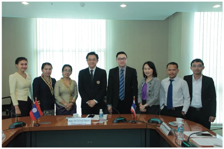คณะจาก Banking Institute BI Bank of Laos PDR สาธารณรัฐประชาธิปไตยประชาชนลาว ศึกษาดูงานสถาบัน