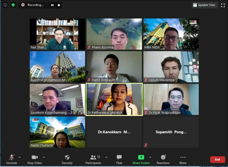 ประชุมหารือความร่วมมือทางวิชาการผ่าน ZOOM