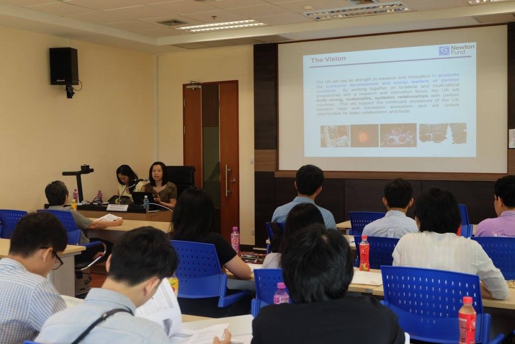 บรรยายทุน Newton Fund จากสถานเอกอัครราชทูตอังกฤษ ประจำประเทศไทย