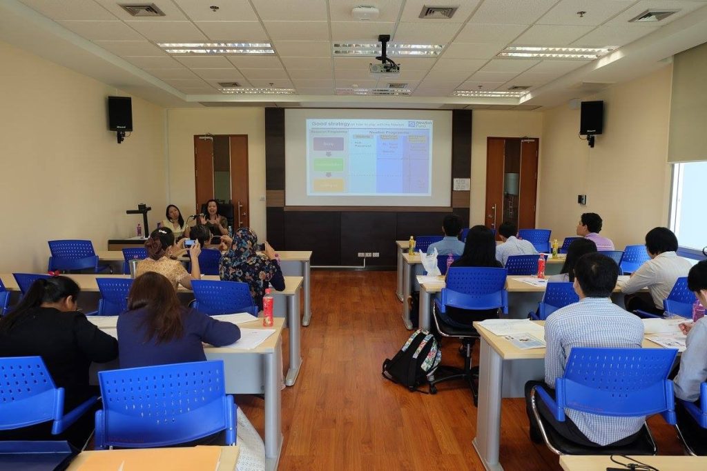 บรรยายทุน Newton Fund จากสถานเอกอัครราชทูตอังกฤษ ประจำประเทศไทย