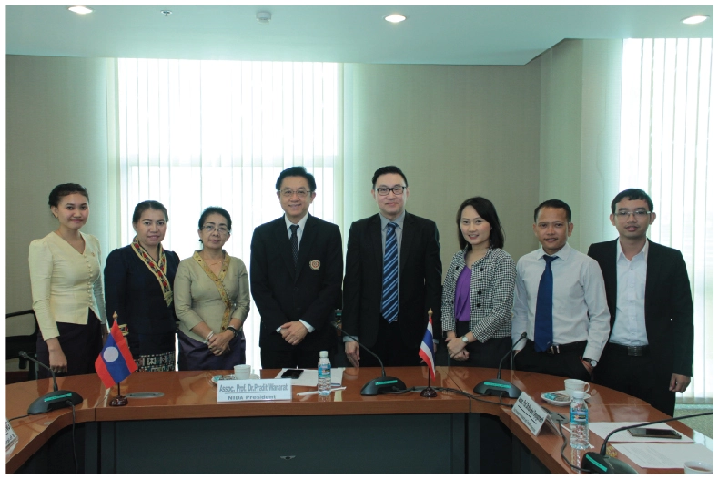 คณะจาก Banking Institute (BI), Bank of Laos PDR สาธารณรัฐประชาธิปไตยประชาชนลาว ศึกษาดูงานสถาบัน