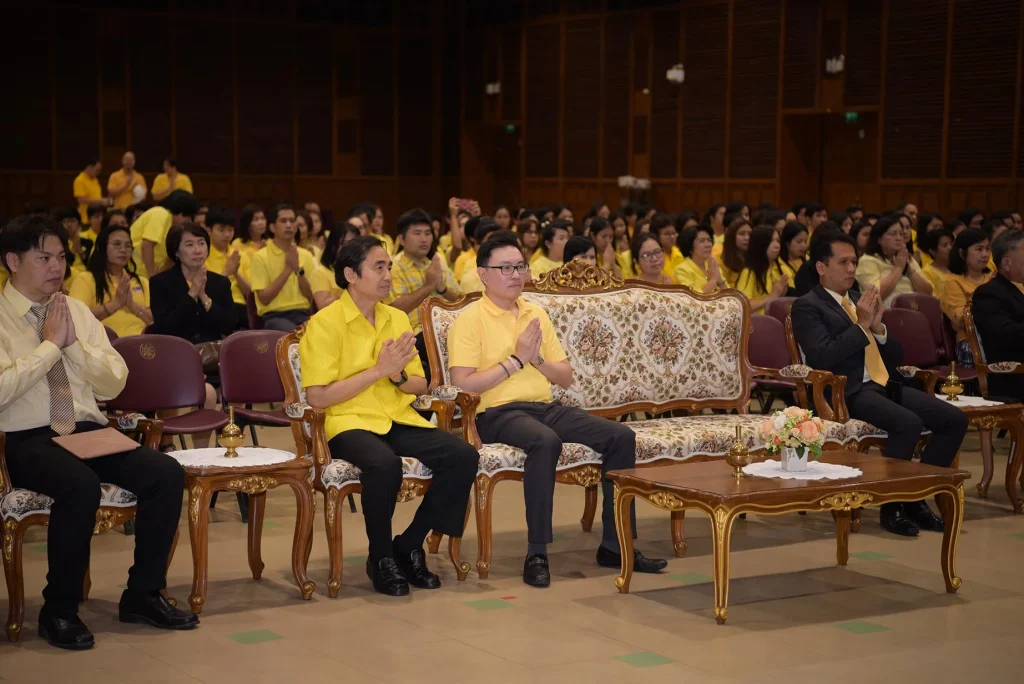 611012 05 พิธีบำเพ็ญกุศลเพื่อถวายเป็นพระราชกุศล รัชกาลที่ 9 พระผู้ทรงก่อตั้งสถาบัน