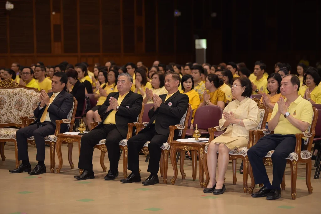 611012 06 พิธีบำเพ็ญกุศลเพื่อถวายเป็นพระราชกุศล รัชกาลที่ 9 พระผู้ทรงก่อตั้งสถาบัน