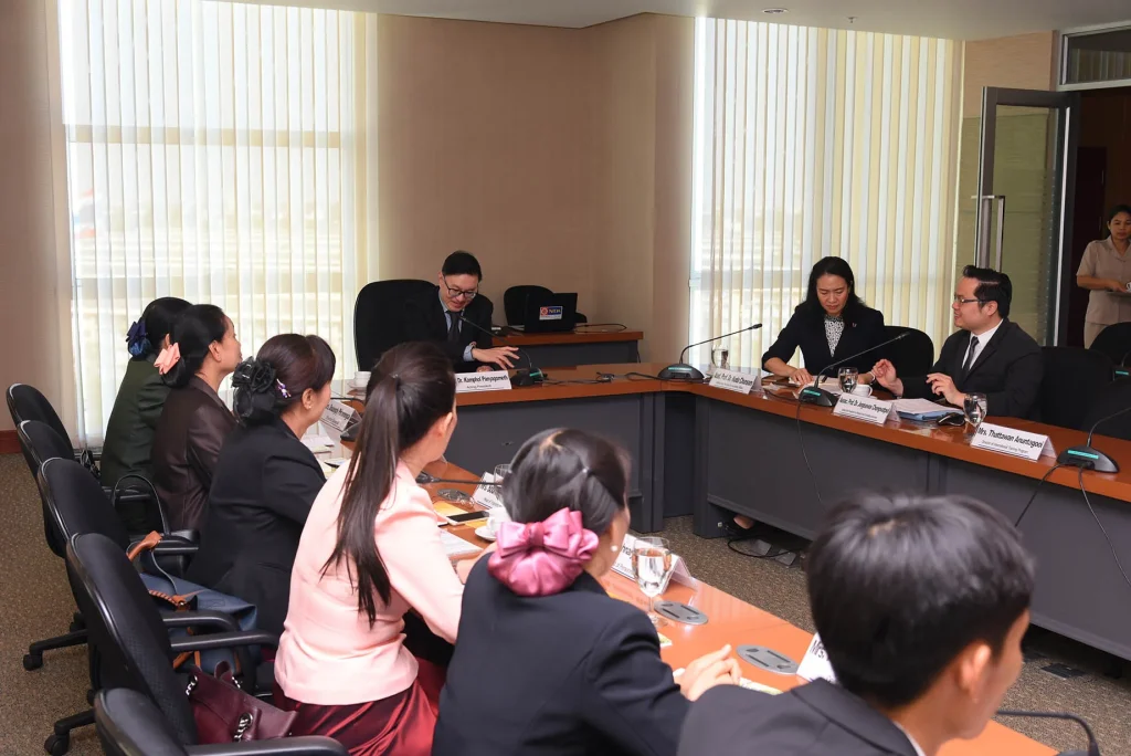 Banking Institute, Bank of Lao PDR. (BI) เยือนสถาบัน