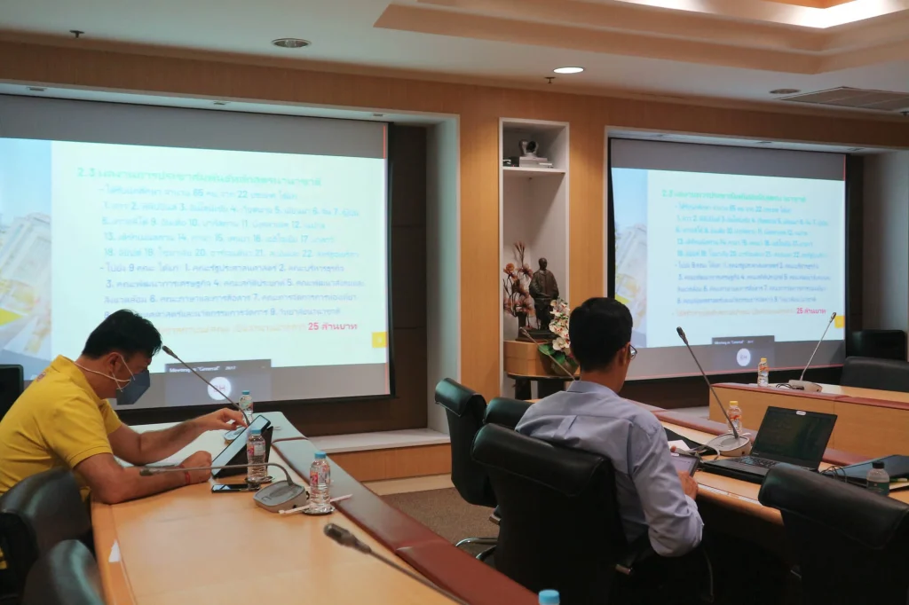 631005_06 OIA แนะนำภารกิจงานด้านต่างประเทศให้กับคณะบริหารธุรกิจ