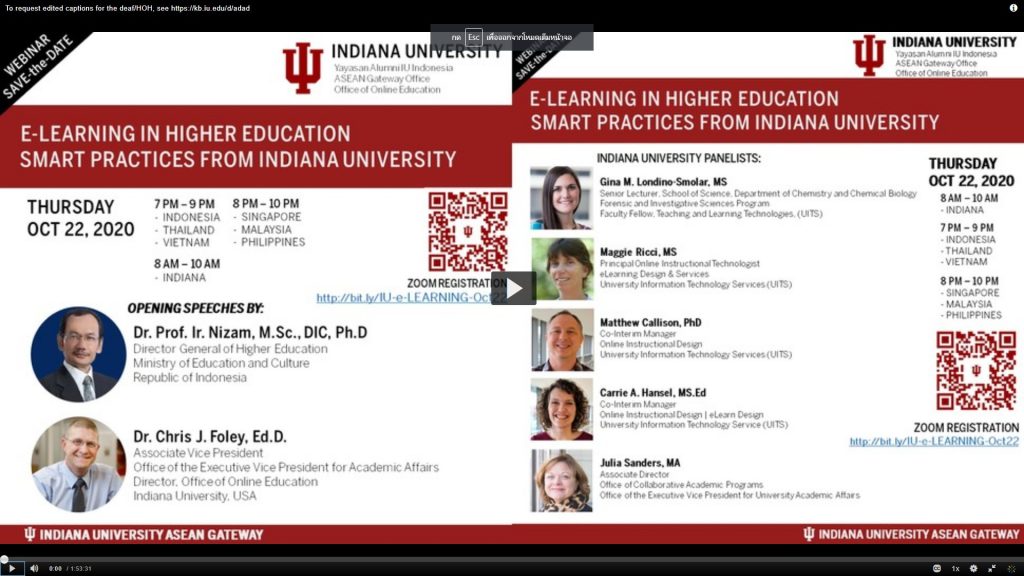 NIDA ร่วมงานสัมมนาทางวิชาการผ่าน ZOOM