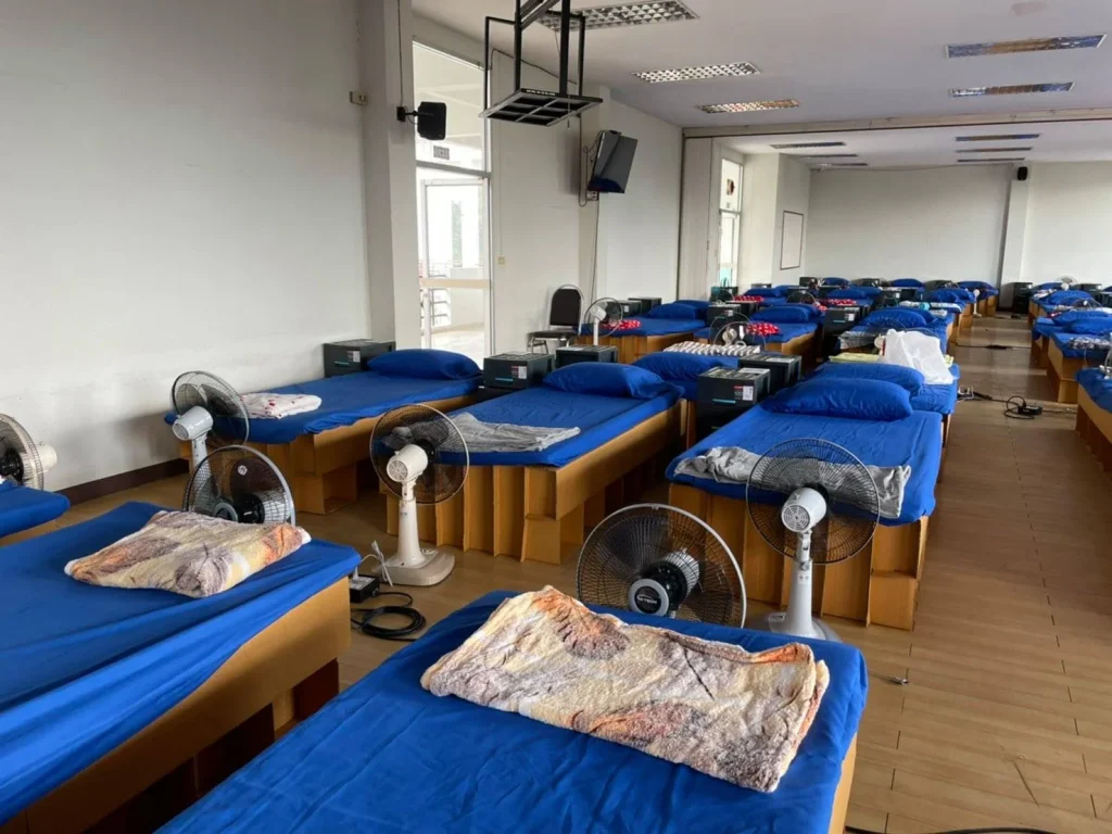 ‘นิด้า’ พร้อมเคียงข้างสู้ภัย COVID-19 เปิดศูนย์สีคิ้ว ดูแลผู้ป่วย Community Isolation กว่า 200 เตียง