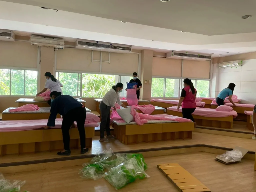 ‘นิด้า’ พร้อมเคียงข้างสู้ภัย COVID-19 เปิดศูนย์สีคิ้ว ดูแลผู้ป่วย Community Isolation กว่า 200 เตียง