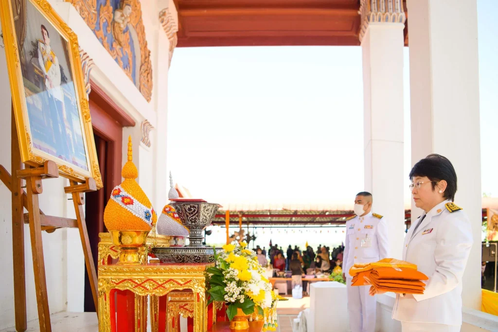 พิธีถวายผ้าพระกฐินพระราชทาน ประจำปี 2565