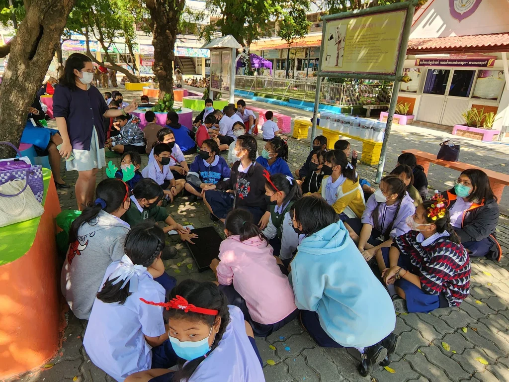 6511215bcg 03 NIDA จัดอบรมโครงการสร้างความตระหนักรู้ด้าน BCG แก่นักเรียนโรงเรียนวัดบึงทองหลาง