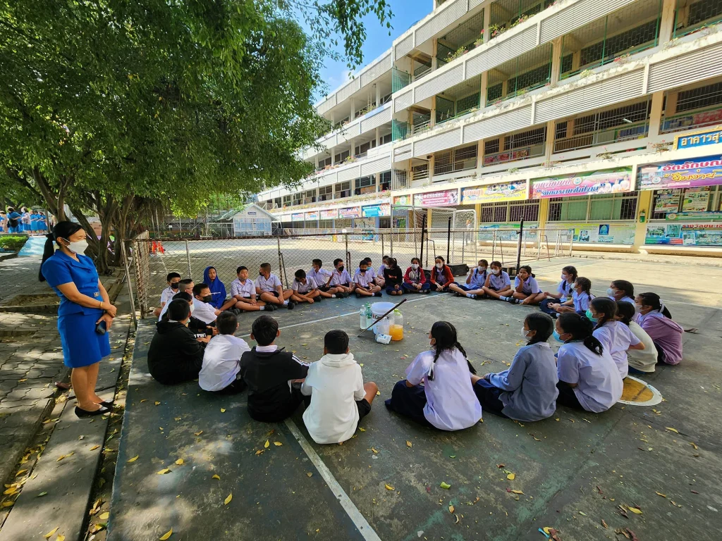 6511215bcg 07 NIDA จัดอบรมโครงการสร้างความตระหนักรู้ด้าน BCG แก่นักเรียนโรงเรียนวัดบึงทองหลาง