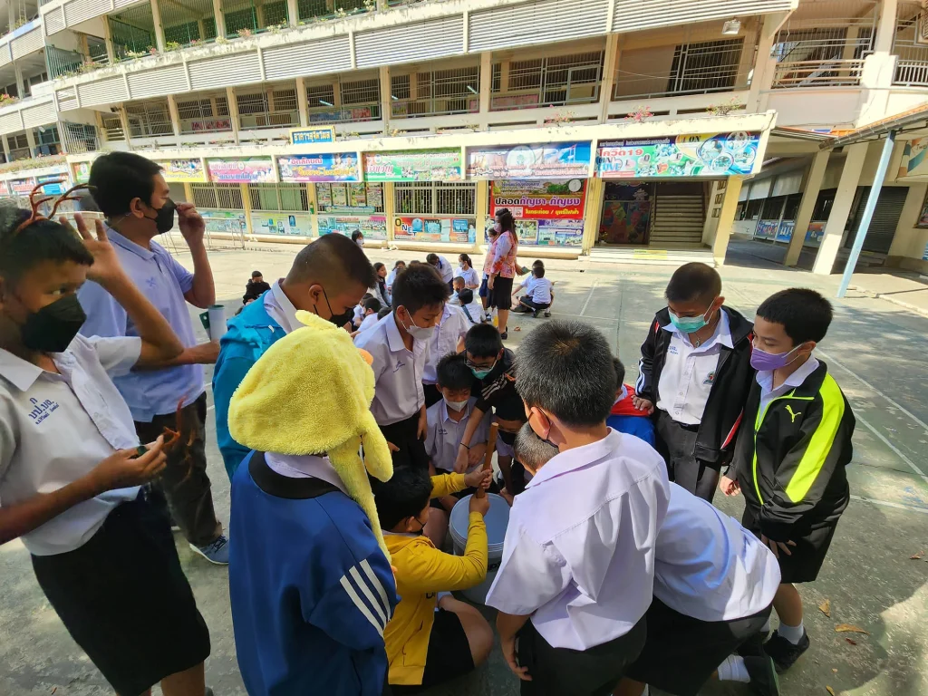 6511215bcg 08 NIDA จัดอบรมโครงการสร้างความตระหนักรู้ด้าน BCG แก่นักเรียนโรงเรียนวัดบึงทองหลาง