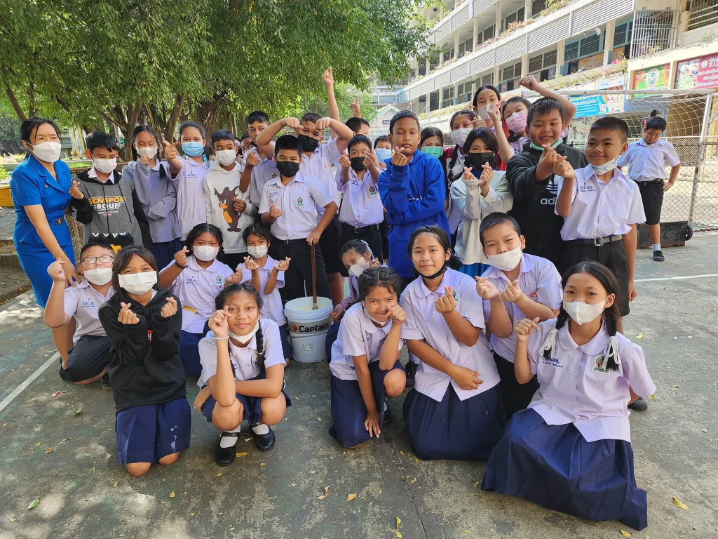 6511215bcg 09 NIDA จัดอบรมโครงการสร้างความตระหนักรู้ด้าน BCG แก่นักเรียนโรงเรียนวัดบึงทองหลาง