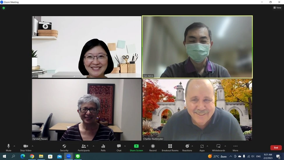 NIDA ประชุมหารือความร่วมมือทางวิชาการกับ Indiana University (IU) สหรัฐอเมริกา