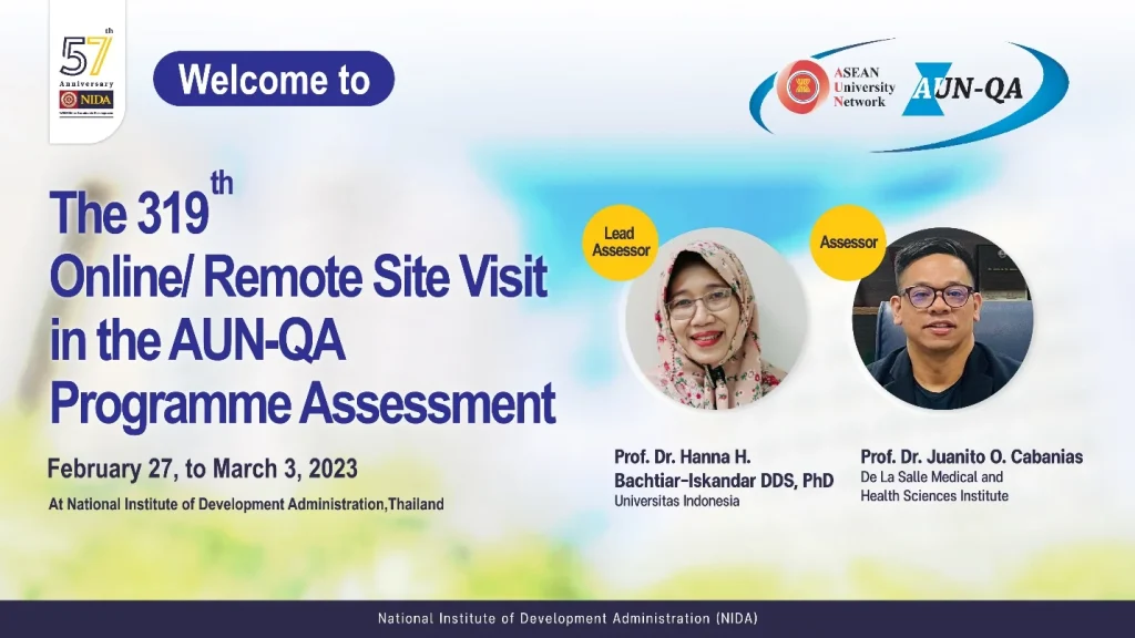 การประเมินคุณภาพระดับหลักสูตรจาก ASEAN University Network Quality Assurance (AUN-QA)