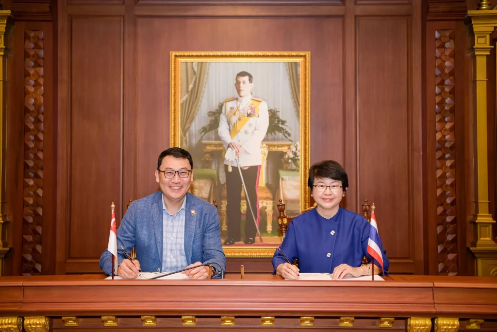 พิธีลงนามบันทึกข้อตกลงความร่วมมือ ระหว่าง สถาบัน และ Singapore Management University (SMU)