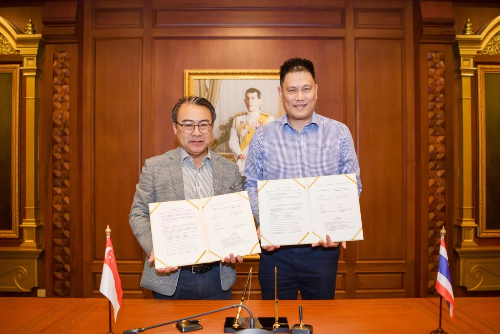 พิธีลงนามบันทึกข้อตกลงความร่วมมือ ระหว่าง สถาบัน และ Singapore Management University (SMU)