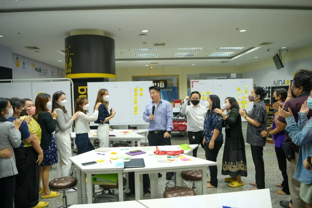 อบรมเชิงปฏิบัติการหัวข้อ : การสร้างนวัตกรรมการปฏิบัติงานด้วยการคิดเชิงออกแบบ (Design Thinking)