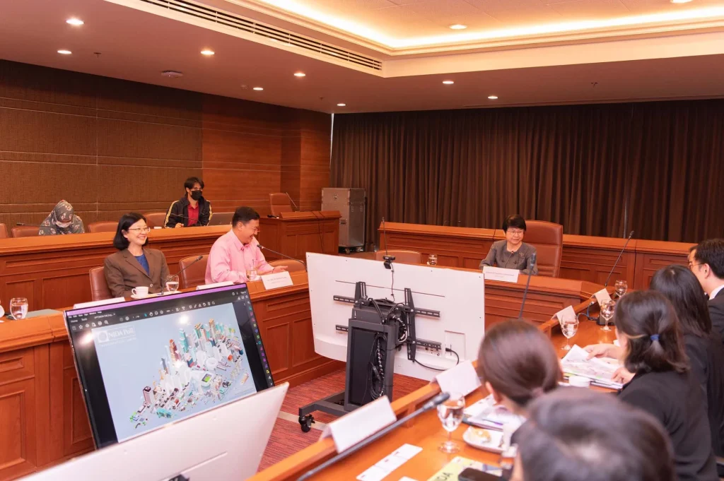 คณะศึกษาดูงานจากสำนักงานเศรษฐกิจฯ ไทเป ประจำประเทศไทย เยี่ยมชมนิด้าโพล