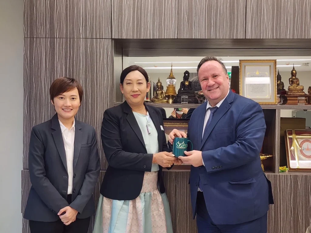 image 2023 03 28 135203056 ผู้แทนจาก University of South Florida (USF) ประเทศสหรัฐอเมริกา เยือนสถาบัน
