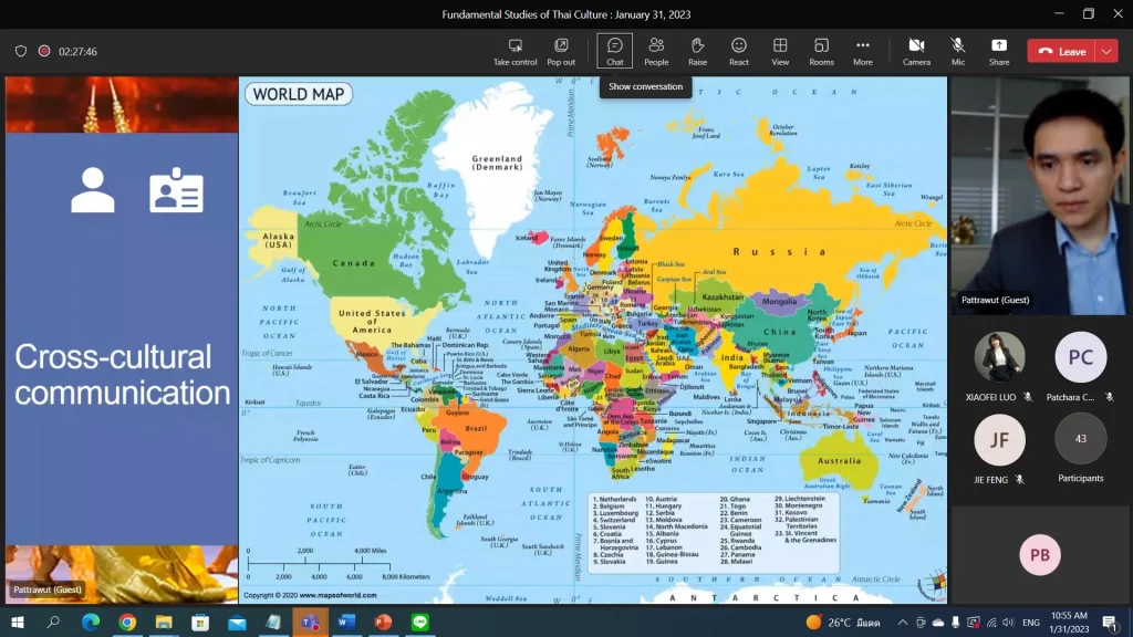 image 2023 03 28 151700462 โครงการเรียนรู้วัฒนธรรมไทยเบื้องต้นและการสื่อสารข้ามวัฒนธรรมสำหรับนักศึกษาต่างชาติ 2/2565