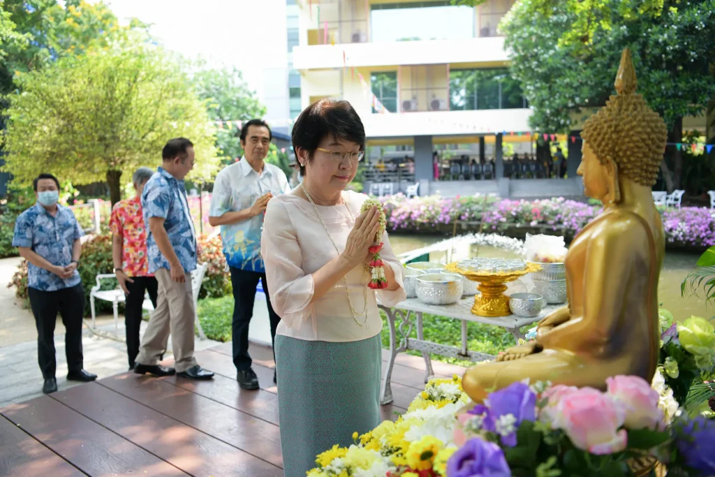 ‘นิด้า’ ร่วมสืบสานประเพณีสงกรานต์ ประจำปี 2566