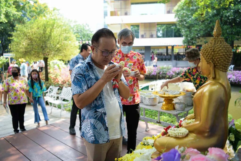 ‘นิด้า’ ร่วมสืบสานประเพณีสงกรานต์ ประจำปี 2566
