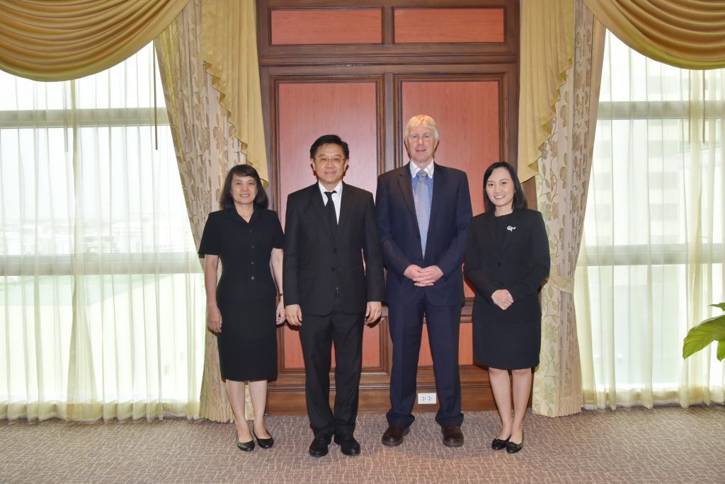 600523oia 08 8 11zon ตัวแทนจาก Victoria University of Wellington นิวซีแลนด์ เดินทางเยือนสถาบัน