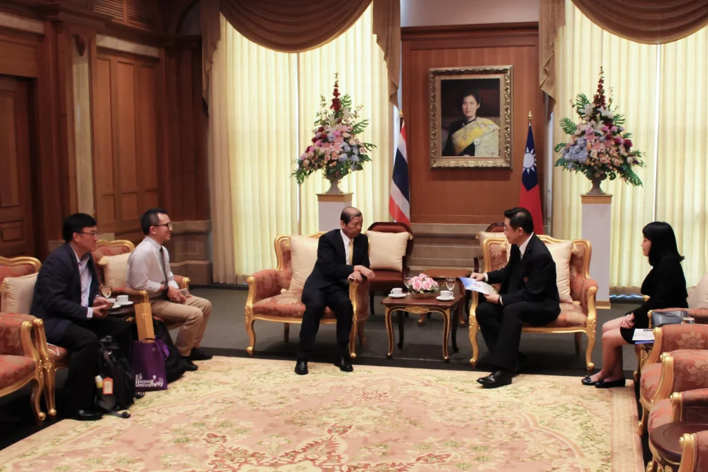 Fo Guang University สาธารณรัฐจีน (ไต้หวัน) พบปะหารือผู้บริหารสถาบัน