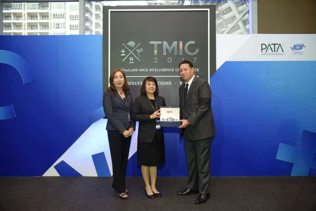 พิธีลงนามบันทึกข้อตกลงความร่วมมือ งาน Thailand MICE Intelligence Conference 2017