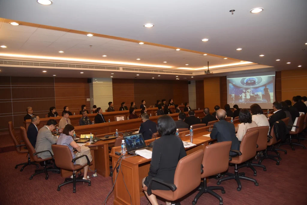 คณะผู้บริหารโรงเรียนนายร้อยตำรวจ ดูงานและเยี่ยมชมสถาบัน