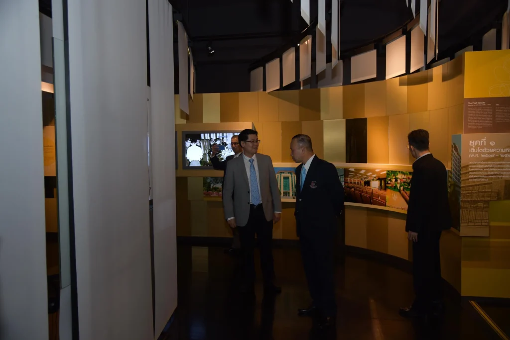 คณะผู้บริหารโรงเรียนนายร้อยตำรวจ ดูงานและเยี่ยมชมสถาบัน