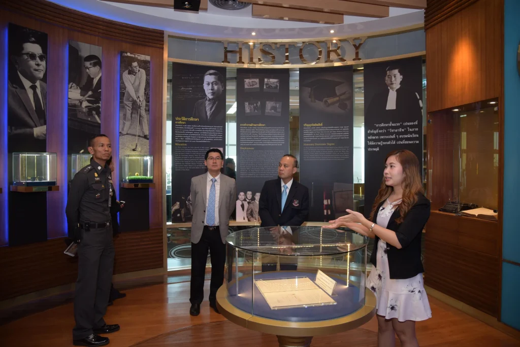 คณะผู้บริหารโรงเรียนนายร้อยตำรวจ ดูงานและเยี่ยมชมสถาบัน