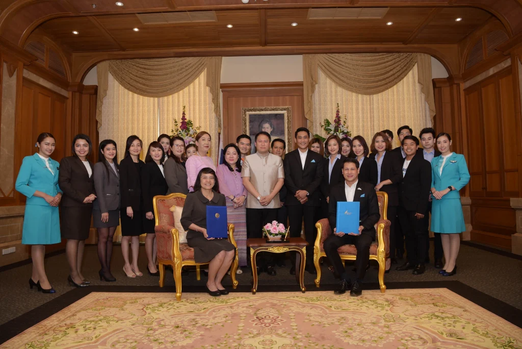 MOU คณะการจัดการการท่องเที่ยว (นิด้า) กับ บริษัท การบินกรุงเทพ จำกัด (มหาชน)