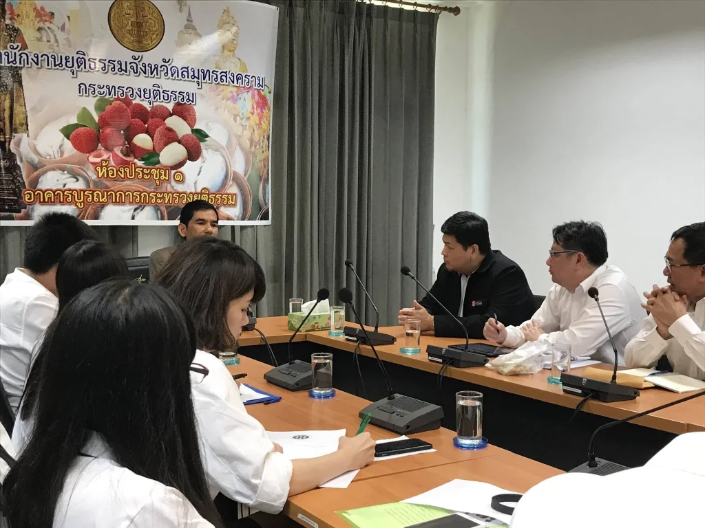 คณะนิติศาสตร์ แนะนำแนวทางให้ความช่วยเหลือทางกฎหมาย และศึกษาดูงาน