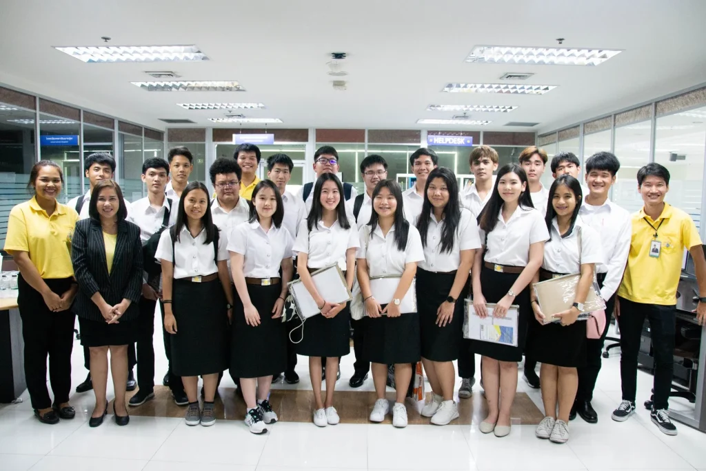 ต้อนรับคณะนักศึกษาหลักสูตรตรีควบโท