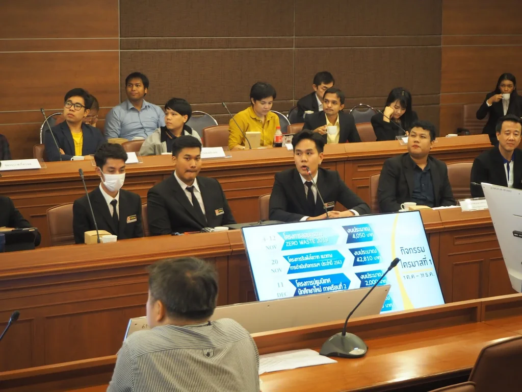 621120 02 สโมสรนักศึกษารับฟังโอวาท แนวทางการดำเนินกิจกรรมและการประกันคุณภาพการศึกษา