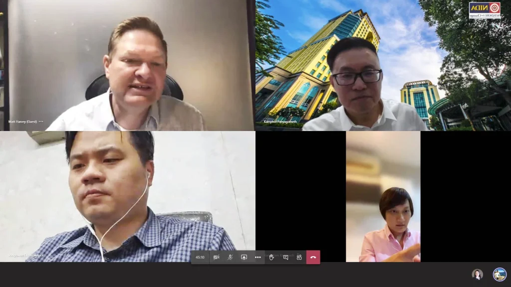 630819 01 หารือออนไลน์ระหว่างสถาบันและ Stanford University สหรัฐอเมริกา