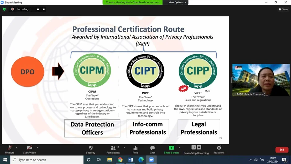 ประชุมหารือ กับ ผู้แทนจาก Straits Interactive Pte Ltd.