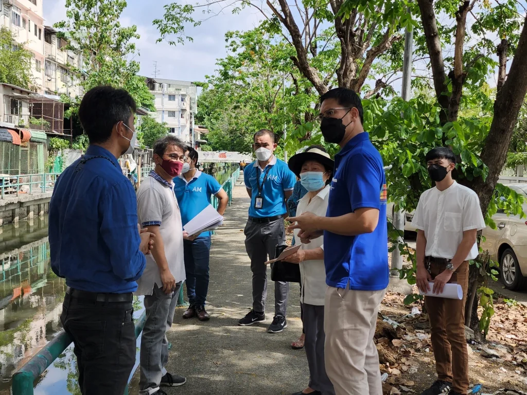 NIDA ลงพื้นที่สำรวจสายคลองตาหนัง
