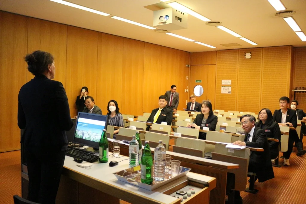 คณะนิติศาสตร์ ร่วมแลกเปลี่ยนมุมมอง​และทัศนะเกี่ยวกับ​การมีบทบาท​ของศาลรัฐธรรมนูญ​ออสเตรีย​