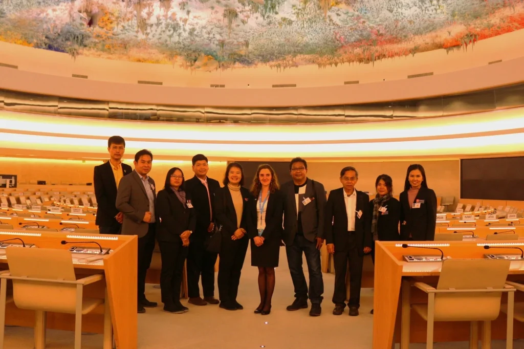 6506000law 017 คณะนิติศาสตร์ ศึกษาดูงาน ณ ที่ทำการองค์การสหประชาชาติ