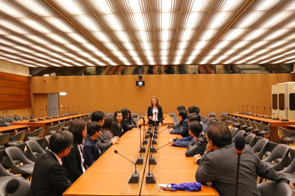 6506000law 021 คณะนิติศาสตร์ ศึกษาดูงาน ณ ที่ทำการองค์การสหประชาชาติ