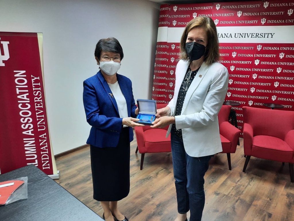 ประชุมหารือความร่วมมือทางวิชาการกับ Indiana University (IU)