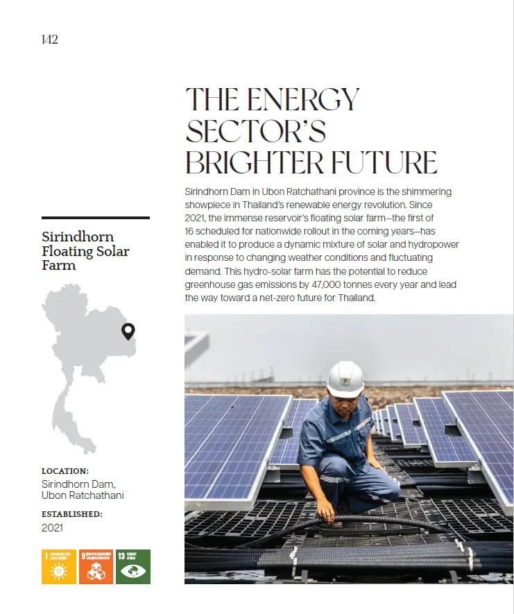 “BCG พอเพียง” Series EP15 โรงไฟฟ้าโซล่าเซลล์ลอยน้ำไฮบริดเขื่อนสิรินธร (Floating Hybrid Solar Farm) อำเภอสิรินธร จังหวัดอุบลราชธานี