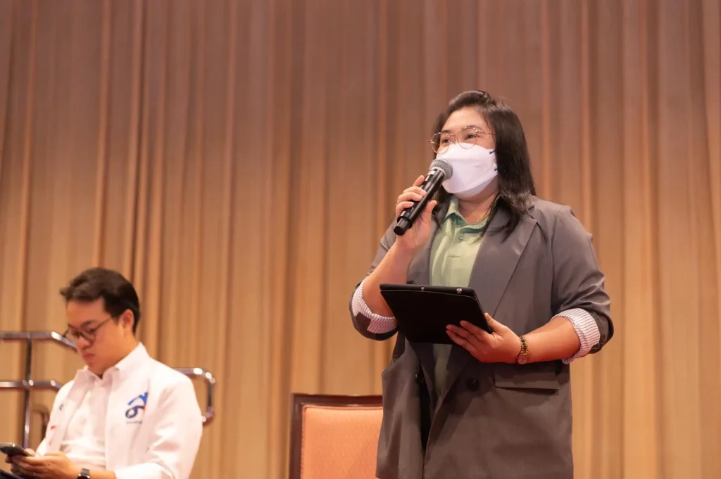 การแสดงวิสัยทัศน์ของผู้สมัคร-ส.ส.กทม-เขต14_15 นิด้าโพล ร่วมกับ คณะนิติศาสตร์ (นิด้า) จัดการแสดงวิสัยทัศน์ของผู้สมัคร ส.ส. กทม. เขต 14 (เขตบางกะปิ คลองเจ้าคุณสิงห์)