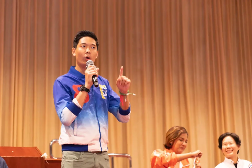 การแสดงวิสัยทัศน์ของผู้สมัคร-ส.ส.กทม-เขต14_19 นิด้าโพล ร่วมกับ คณะนิติศาสตร์ (นิด้า) จัดการแสดงวิสัยทัศน์ของผู้สมัคร ส.ส. กทม. เขต 14 (เขตบางกะปิ คลองเจ้าคุณสิงห์)