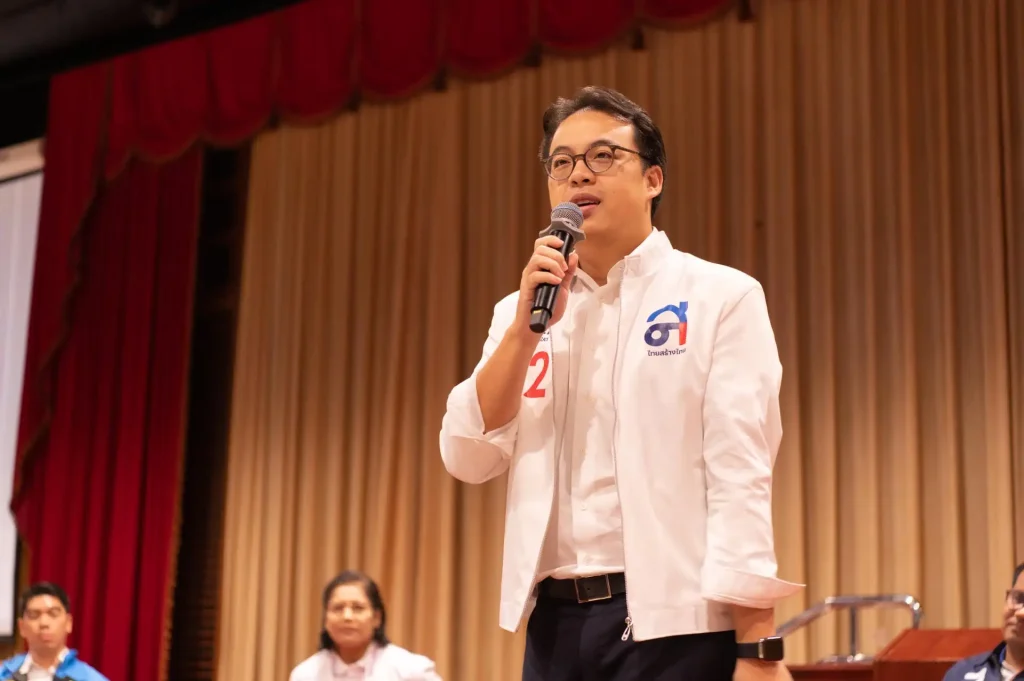 การแสดงวิสัยทัศน์ของผู้สมัคร-ส.ส.กทม-เขต14_23 นิด้าโพล ร่วมกับ คณะนิติศาสตร์ (นิด้า) จัดการแสดงวิสัยทัศน์ของผู้สมัคร ส.ส. กทม. เขต 14 (เขตบางกะปิ คลองเจ้าคุณสิงห์)