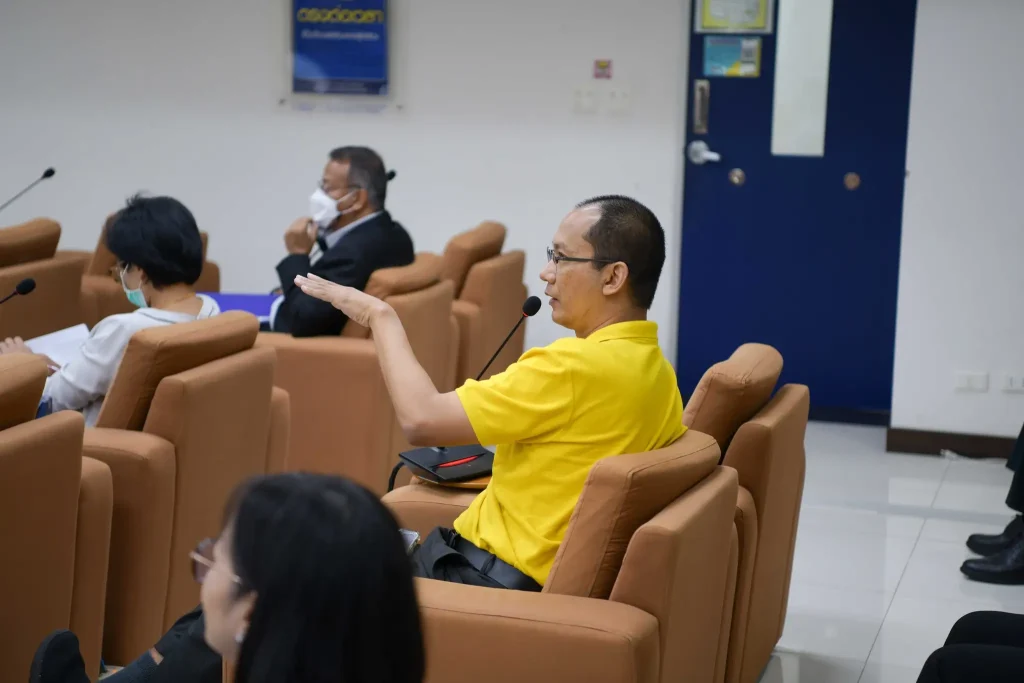 รับฟังข้อคิดเห็นและร่วมกันพัฒนามาตรฐานภาระงานทางวิชาการของผู้ดำรงตำแหน่งวิชาการ และผู้ดำรงตำแหน่งบริหาร ครั้งที่ 1