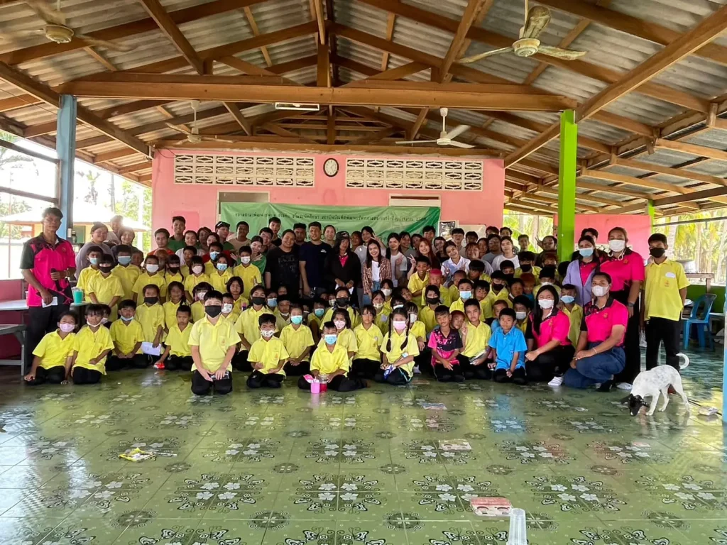 สโมสรนักศึกษา นิด้า นำทีมตัวแทนลงพื้นที่จัดกิจกรรมเพื่อสังคม